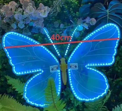 My Name LED Outdoor Decorative Butterfly - Vibrating Wings, 2/4 Pcs