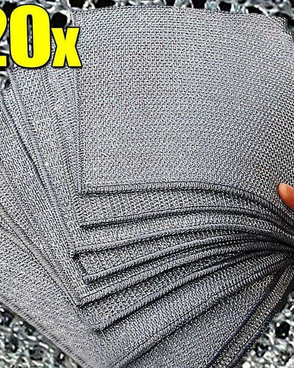 Premium Non-Stick Steel Wire Cleaning Towels: Ultimate Kitchen Maintenance Set