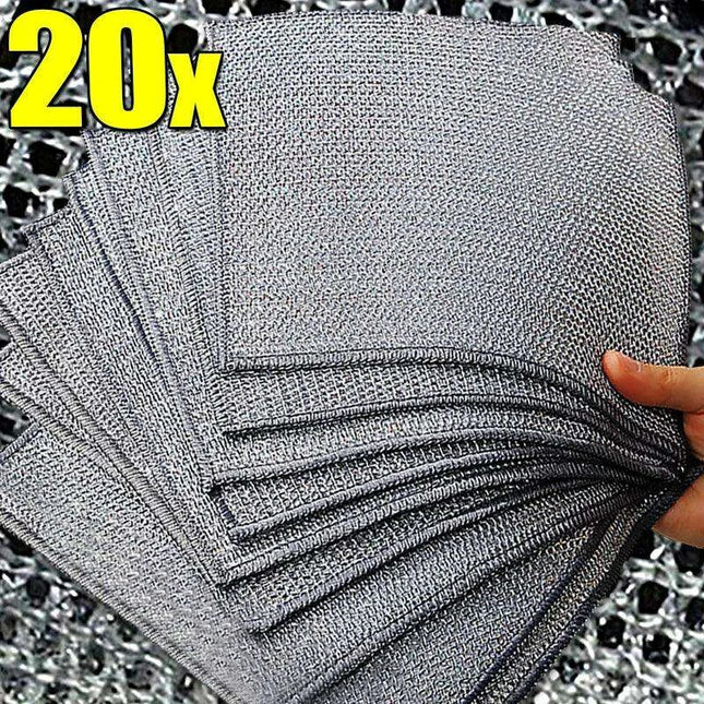 Premium Non-Stick Steel Wire Cleaning Towels: Ultimate Kitchen Maintenance Set