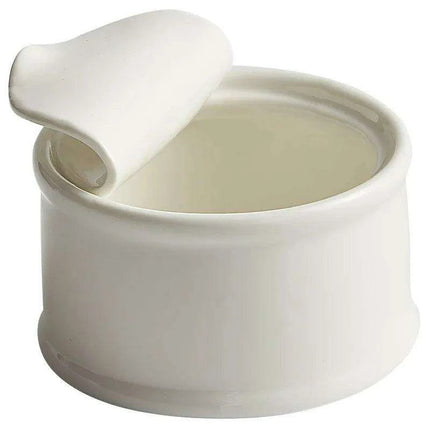 Sophisticated Ceramic Bowl and Saucer Set for Gourmet Dining Experience