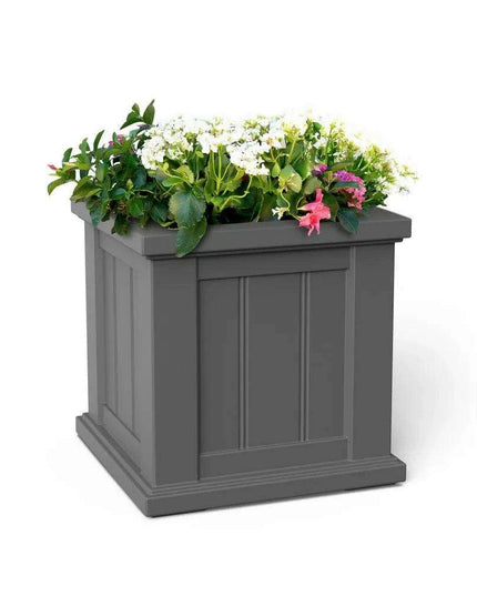 New England Oasis Premium Double-Wall Planter with Built-In Water Reservoir