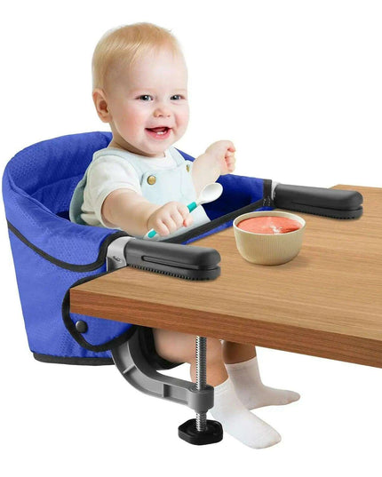 Portable Child's High Chair with Secure Harness and Foldable Design