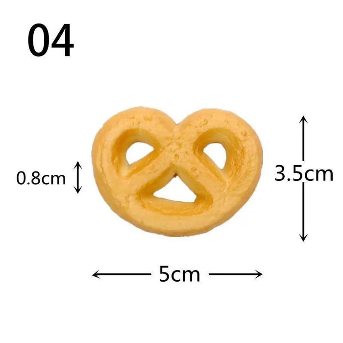 Lifelike Cookie Display Collection - 16 Realistic Replicas for Bakery Showcases and Photography