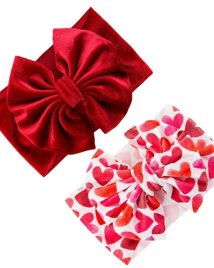 Velvet Elegance Baby Headbands Set - Stylish Infant Accessory Collection