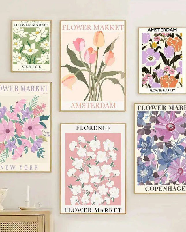 Elegant Vintage Botanical Print - Stunning Art Poster for Home, Cafe, and Bedroom Decor