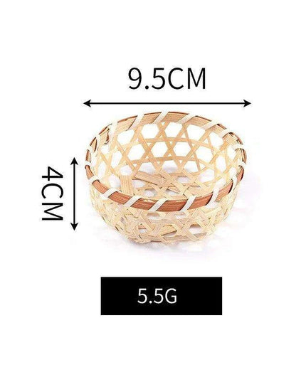 Artistic Bamboo Sushi Platter - Elegant Japanese Serving Tray