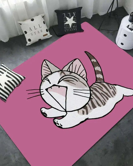 Pampered Kitty Luxury Comfort Rug Collection with Non-Slip Backing | Elevate Your Home and Feline Experience
