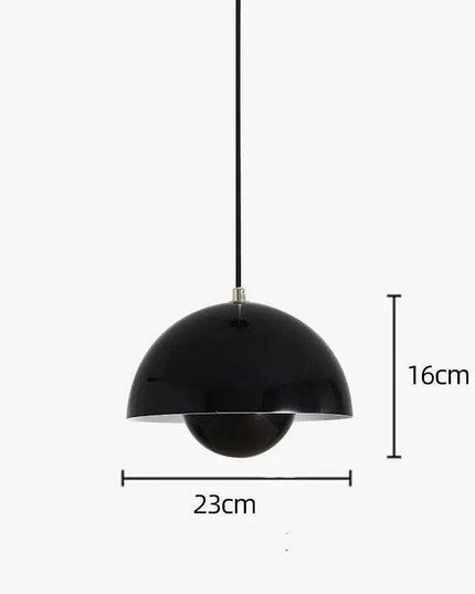 Nordic Inspired Iron Pendant Lamp: Elegant Lighting for Contemporary Spaces
