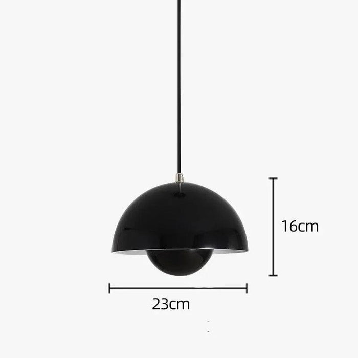 Nordic Inspired Iron Pendant Lamp: Elegant Lighting for Contemporary Spaces