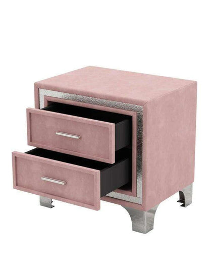 Illuminate Your Bedroom Oasis with Luxe LED Queen Bed Set and Chic Nightstands