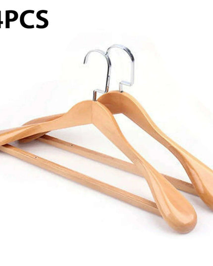 Chic Wooden Hanger Collection for Stylish Closet Arrangement