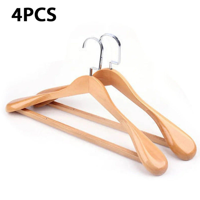 Chic Wooden Hanger Collection for Stylish Closet Arrangement