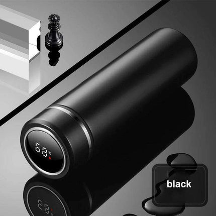 LED Temperature Display Smart Stainless Steel Thermos - 500ML Business Travel Companion