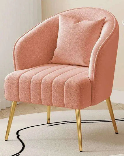 Chic Cream Velvet Lounge Armchair