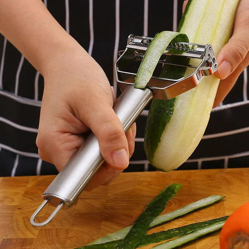 Ultimate Stainless Steel Dual-Blade Peeler for Effortless Food Preparation