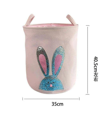 Chic Collapsible Canvas Storage Bin for Kids