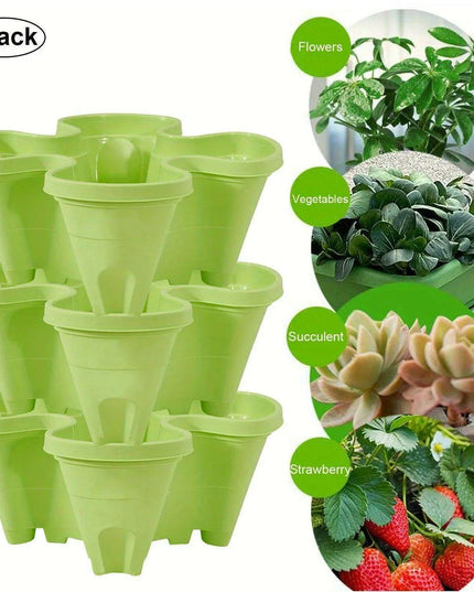 Space-Saving Vertical Herb Tower with Rolling Mobility