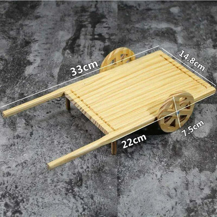 Handcrafted Wooden Sushi Serving Board - Enhance Your Culinary Presentation