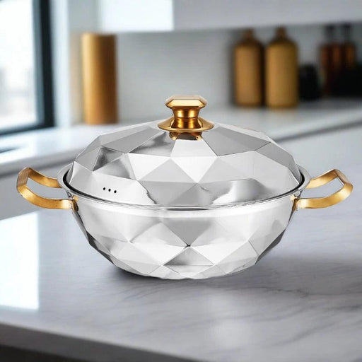 Versatile 304 Stainless Steel Cooking Pot with Integrated Steamer Basket