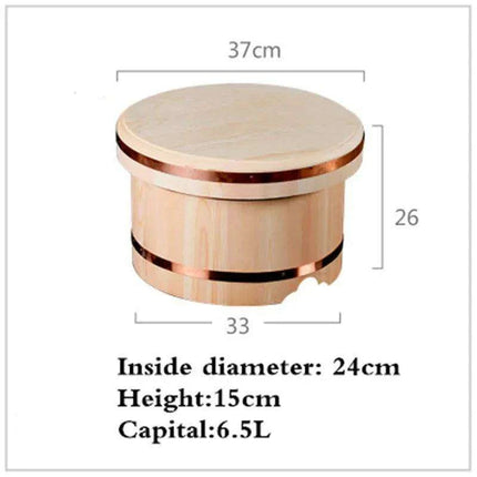 Rustic Wood Rice Serving Bowl - The Essential Dining Companion