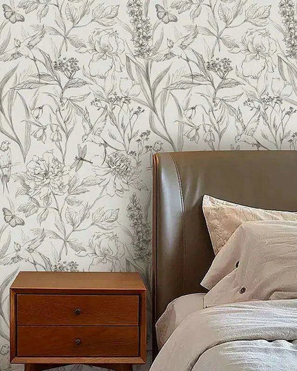 Chic Black and White Adhesive Wallpaper for Stylish Home Transformations