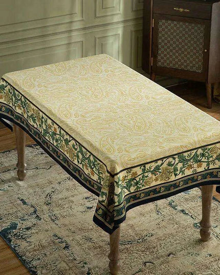 Elegant Vintage-Inspired Waterproof Tablecloth for Stylish Dining Experiences