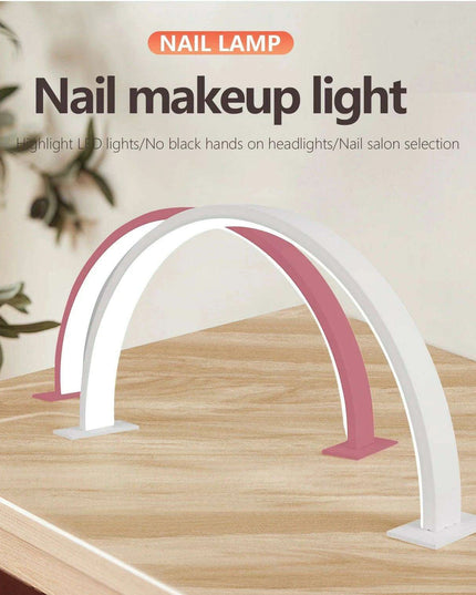 U-Shaped LED Nail Salon Lamp for Enhanced Beauty and Eye Comfort