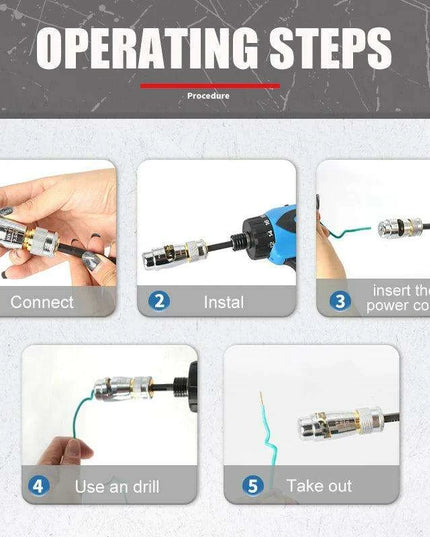 Lightweight Aluminum Wire Stripping Toolkit for Electricians: Efficient and Portable Solution