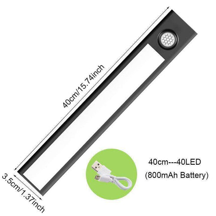 Smart Motion-Sensing USB Rechargeable LED Under Cabinet Light for Effortless Illumination