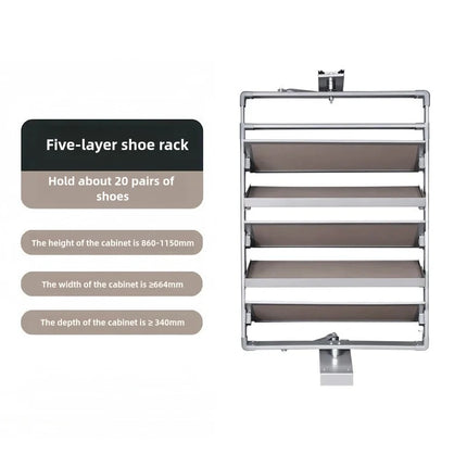360° Rotating Shoe Rack — 4, 5 & 6 Tier | Très Elite