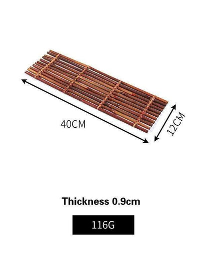 Artistic Bamboo Sushi Platter - Elegant Japanese Serving Tray