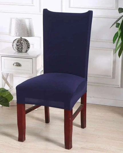Elegant Beige Stretchable Slipcovers for Dining Chairs at Special Events