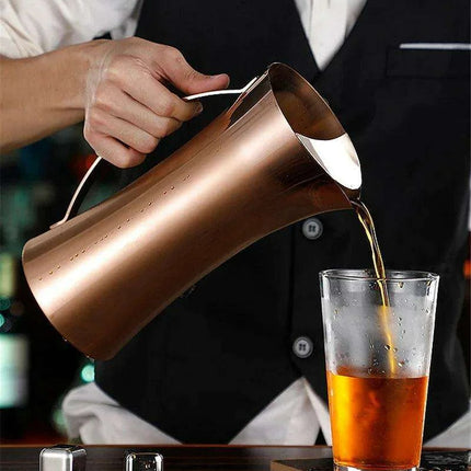 Luxurious Gold-Plated Stainless Steel Beverage Mixing Kettle