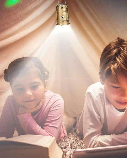 Eco-Conscious Solar LED Camping Lanterns - Versatile Portable Light for Outdoor Activities and Emergency Situations