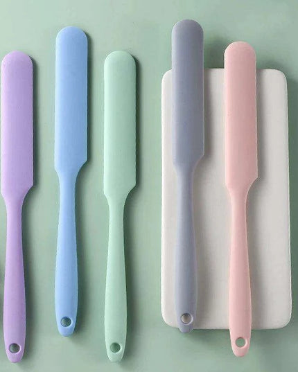 Ergonomic Silicone Spatula Set - Essential Kitchen Tools for Effortless Baking