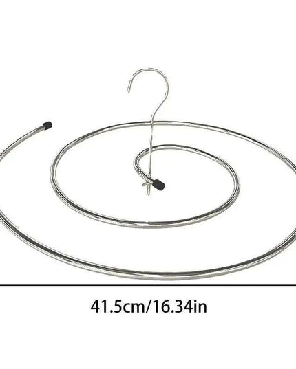 Space-Saving Stainless Steel Spiral Laundry Drying Rack for Large Item Quick Drying
