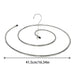 Space-Saving Stainless Steel Spiral Laundry Drying Rack for Large Item Quick Drying
