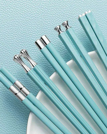 Sophisticated Non-Slip Sushi Chopsticks Set - 5 Pairs for Gourmet Dining