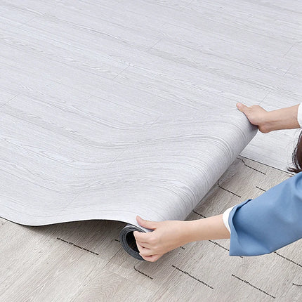 Wood Grain Floor Stickers - Self-Adhesive Waterproof Matte