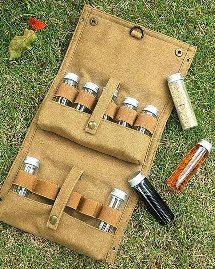 Ultimate Spice Storage Bag for Outdoor Cooking and BBQ Adventures