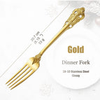 Dinner Fork-Gold