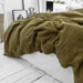 Rustic Washed Flax Linen Bedding Set