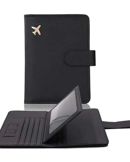 Stylish RFID-Blocking Passport Holder with Card Organizer for Travelers