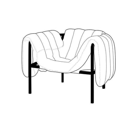 Alien Luxe PU Leather Nordic Lounge Chair: Exquisite Comfort Armchair