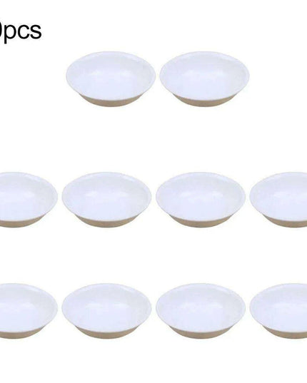 40-Piece Durable Plastic Sauce and Condiment Dish Set - Versatile Dipping Bowls