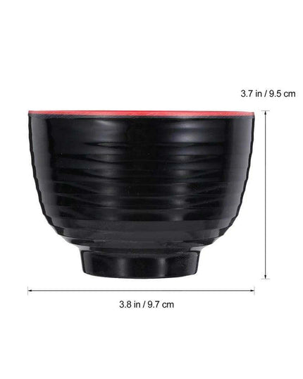 Set of 3 Elegant Japanese Soup Bowls with Lids for Miso and Hot Pot Dining