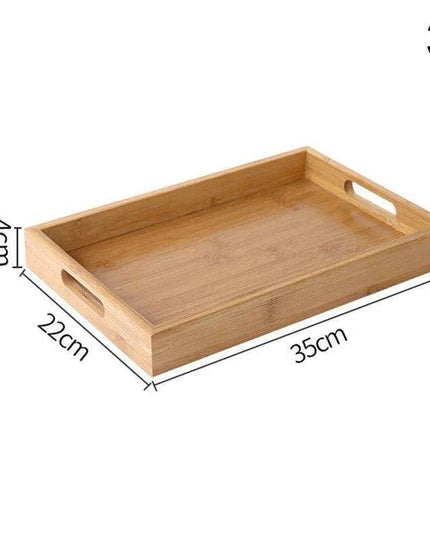 Sustainable Elegance: Premium Bamboo Serving Tray Set for Stylish Dining
