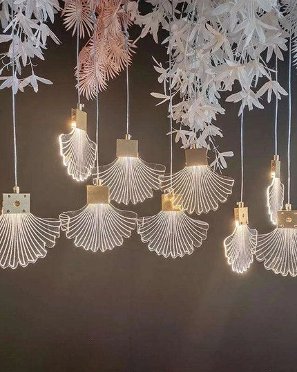 Illuminating Elegance: Ginkgo Leaf LED Lamp for Unforgettable Celebrations