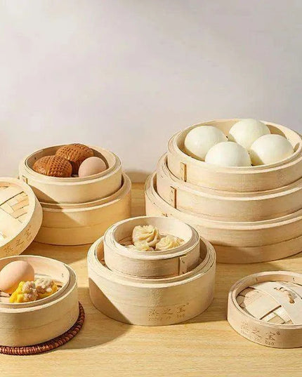 Bamboo Steaming Set for Healthy Cooking and Delicious Dumplings