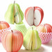 Elegant Fruit-Themed Sticky Notes for Stylish Organization